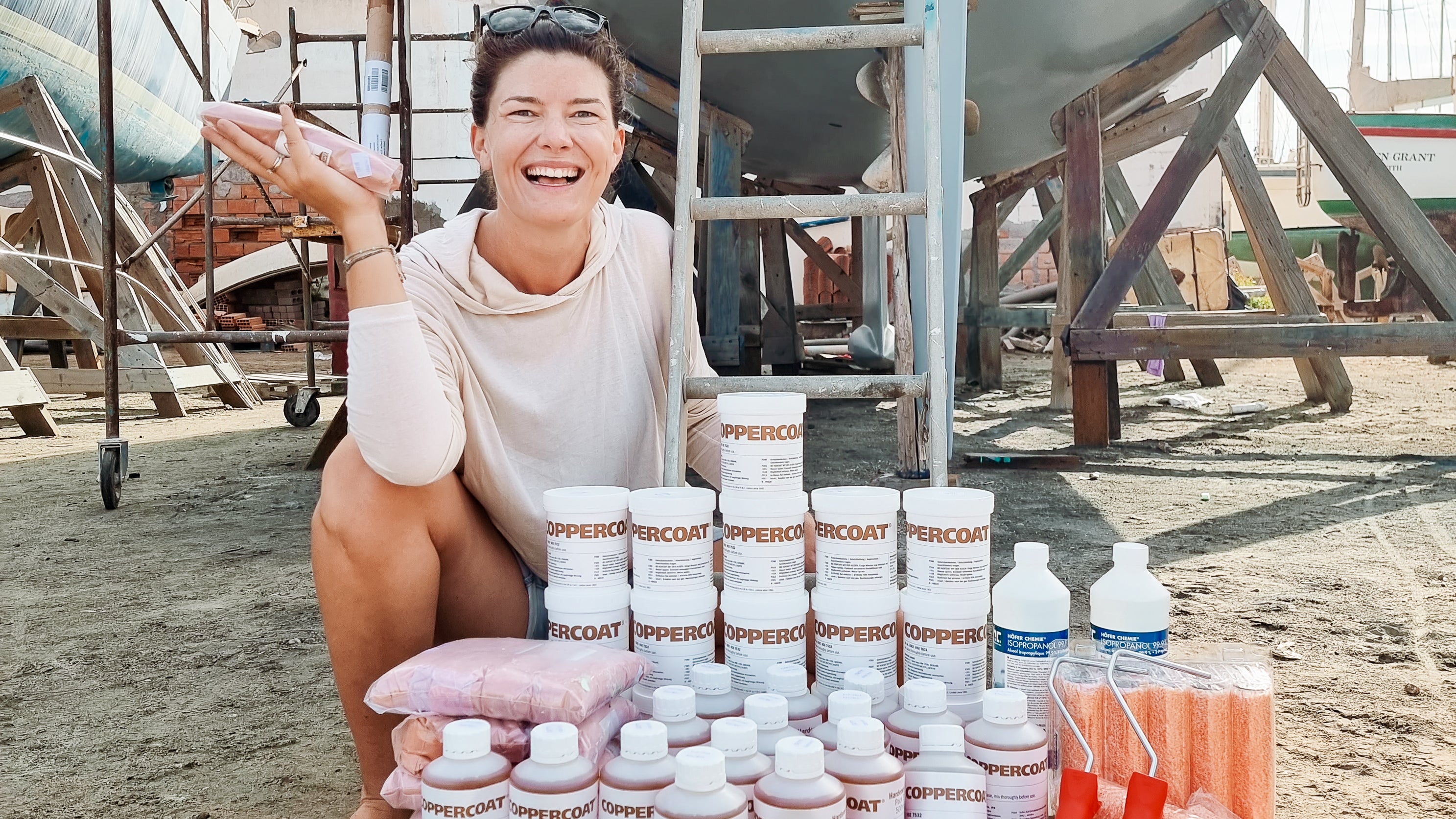 Coppercoat Antifouling richtig auftragen Schritt für Schritt