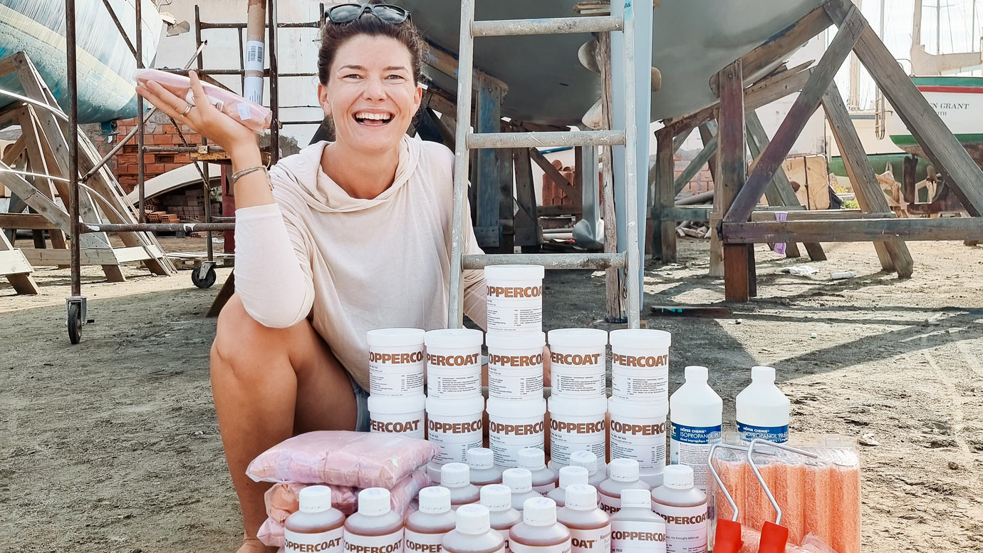 Coppercoat Antifouling richtig auftragen - Schritt für Schritt.