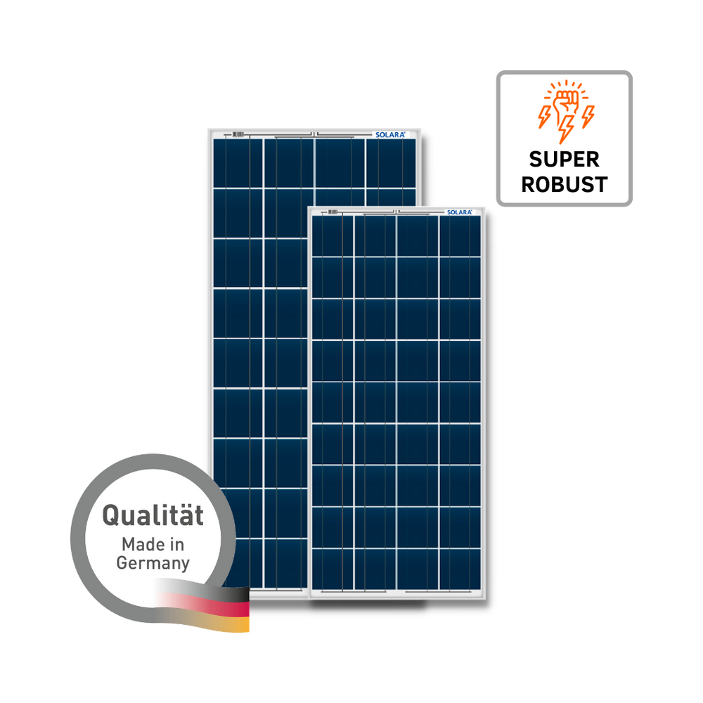 SOLARA Vision S-Serie | ultra-robuste Marine-Solarmodule 110W-190W