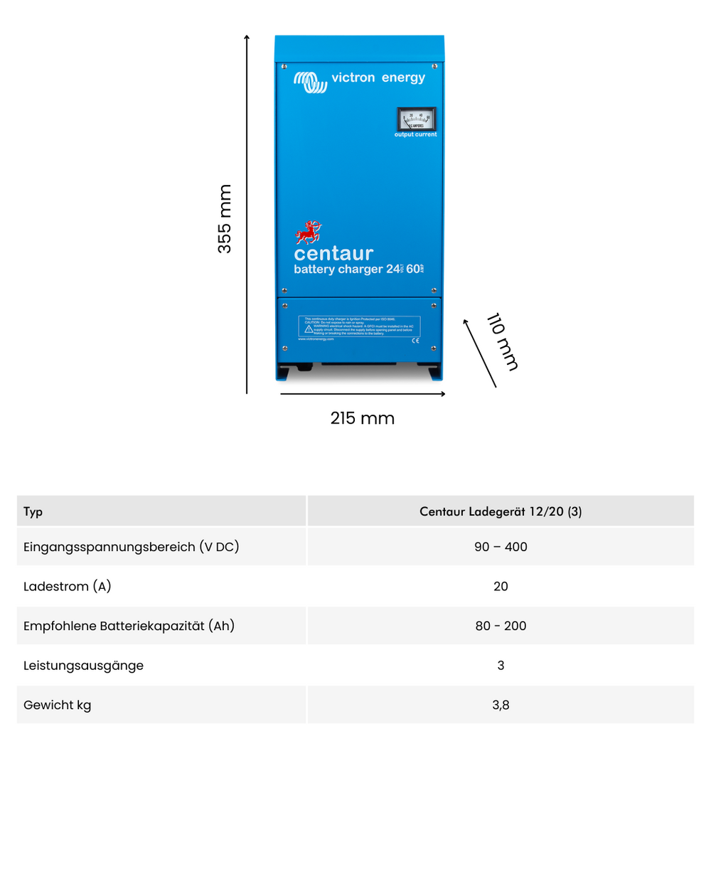 Victron Centaur Ladegerät
