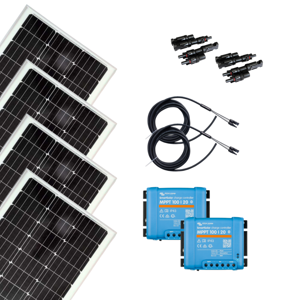 440W Solaranlage für Boote KOMPAKT | DCsolar EcoLux-Serie