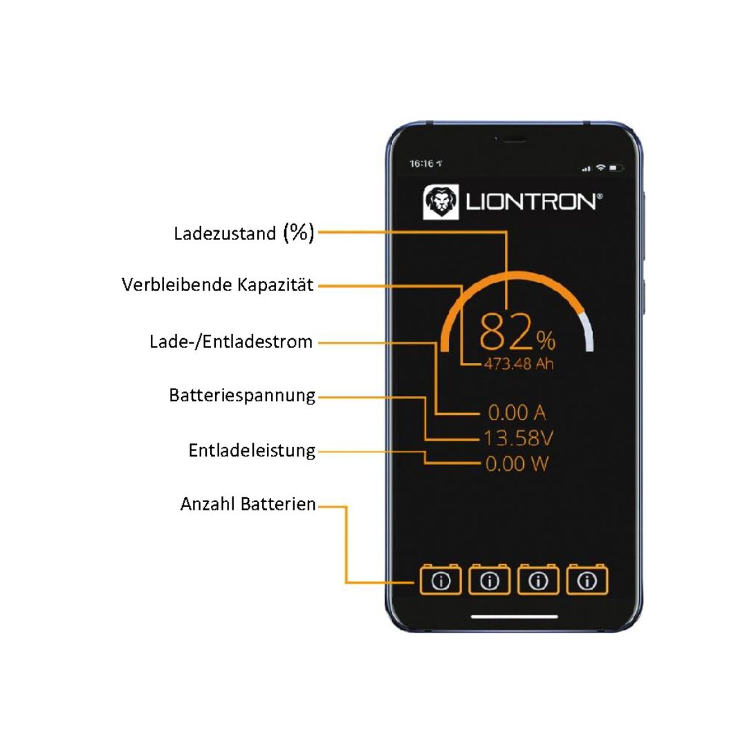 Liontron LXArctic Smart BMS LiFePO4 Lithium-Batterie