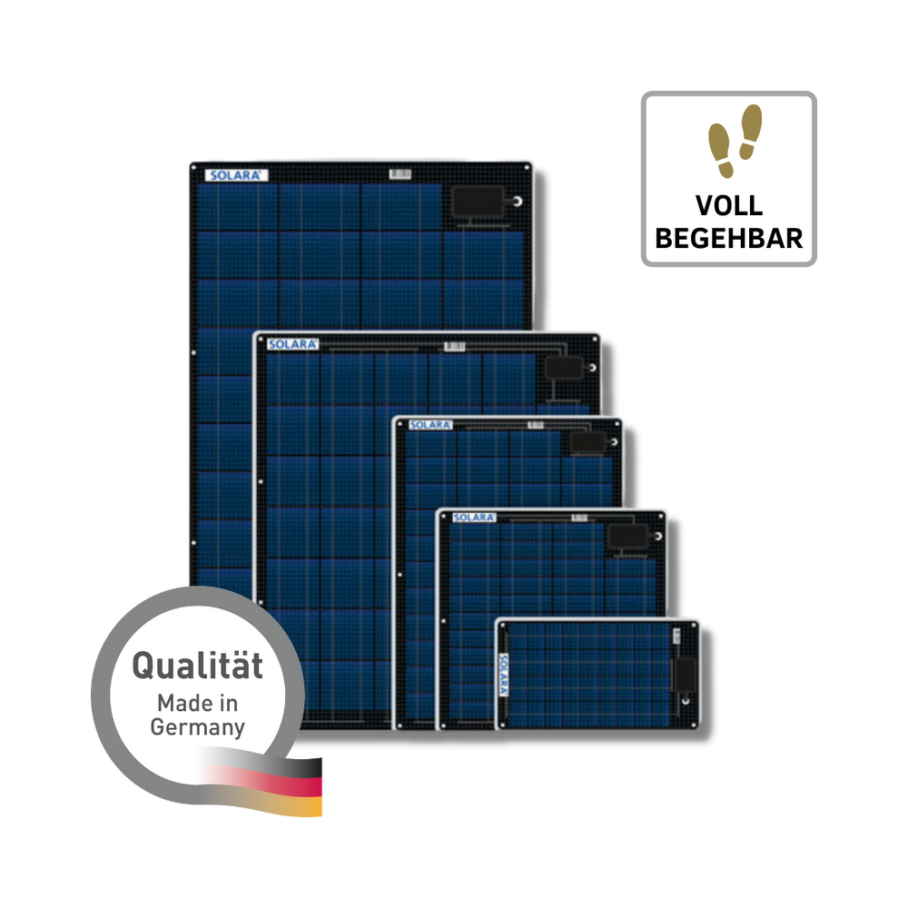 SOLARA M-Serie | flexible Solarmodule 15W-100W