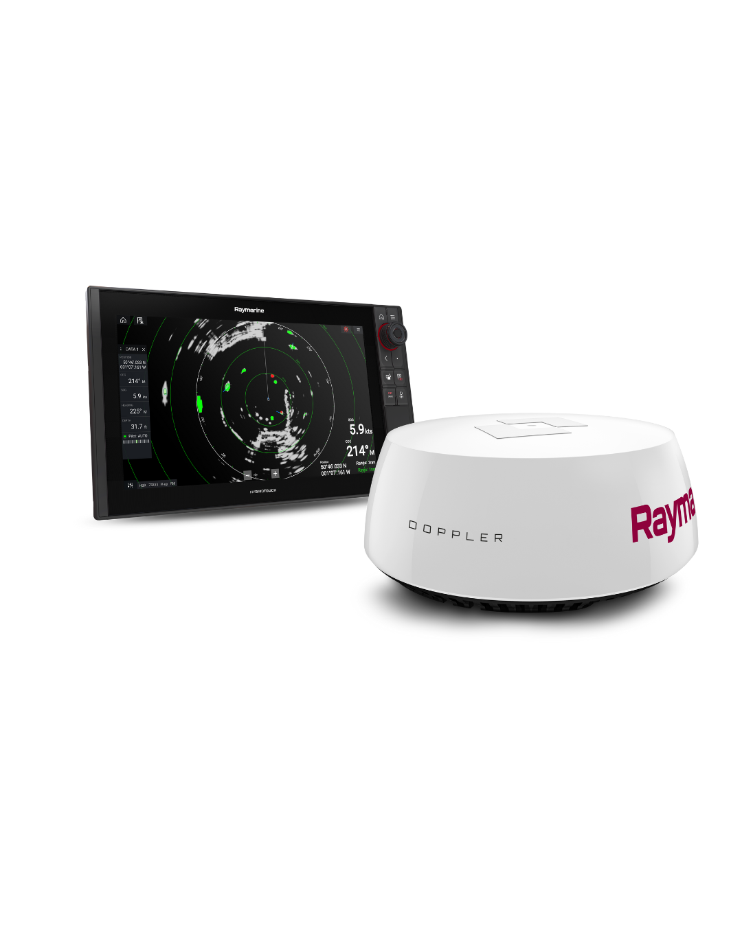 Raymarine Quantum 2 Doppler Radar mit Multifunktionsdisplay