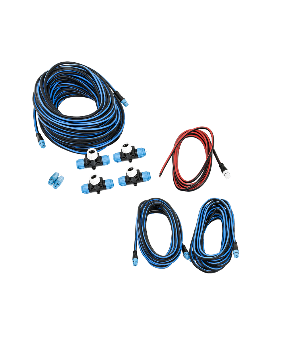SeaTalkNG 4x T-Stücke, A06028 SeaTalkNG 2x Backbone Terminator, A06031 SeaTalkNG 2x 5m Backbone-Kabel, A06036 SeaTalkNG 20m Backbone-Kabel, A06037 SeaTalkNG Spannungskabel, A06049